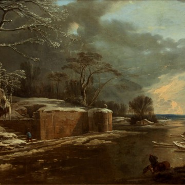 АССЕЛЕЙН, Ян (Asselijn, Jan) 1600/1615 – 1652 ЗИМНИЙ ПЕЙЗАЖ. 1634 - 1 АССЕЛЕЙН, Ян (Asselijn, Jan) 1600/1615 – 1652 ЗИМНИЙ ПЕЙЗАЖ. 1634 - фото - 1