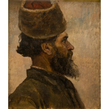 Василий Иванович Суриков 1848 – 1916 Этюды. Конец XIX века Казак Татарский всадник - 1 Василий Иванович Суриков 1848 – 1916 Этюды. Конец XIX века Казак Татарский всадник - фото - 1