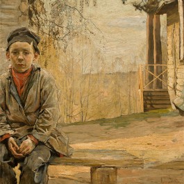 Исаак Израилевич БРОДСКИЙ 1883 – 1939 ИЛЮША. 1907 Холст, масло - фото - 1