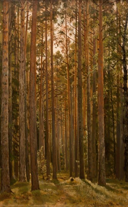 И.И. Шишкин «Сосновый лес» - фото - 1