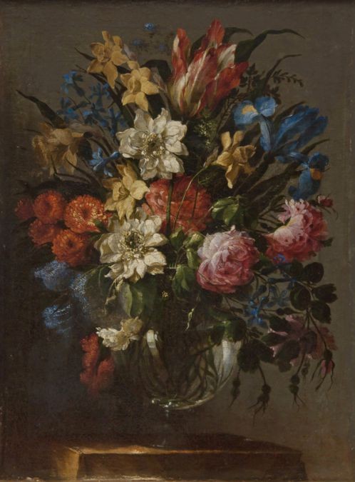 Хуан Де Арельяно (1614-1676) Натюрморт. Цветы. 1-я половина XVII в - фото - 1